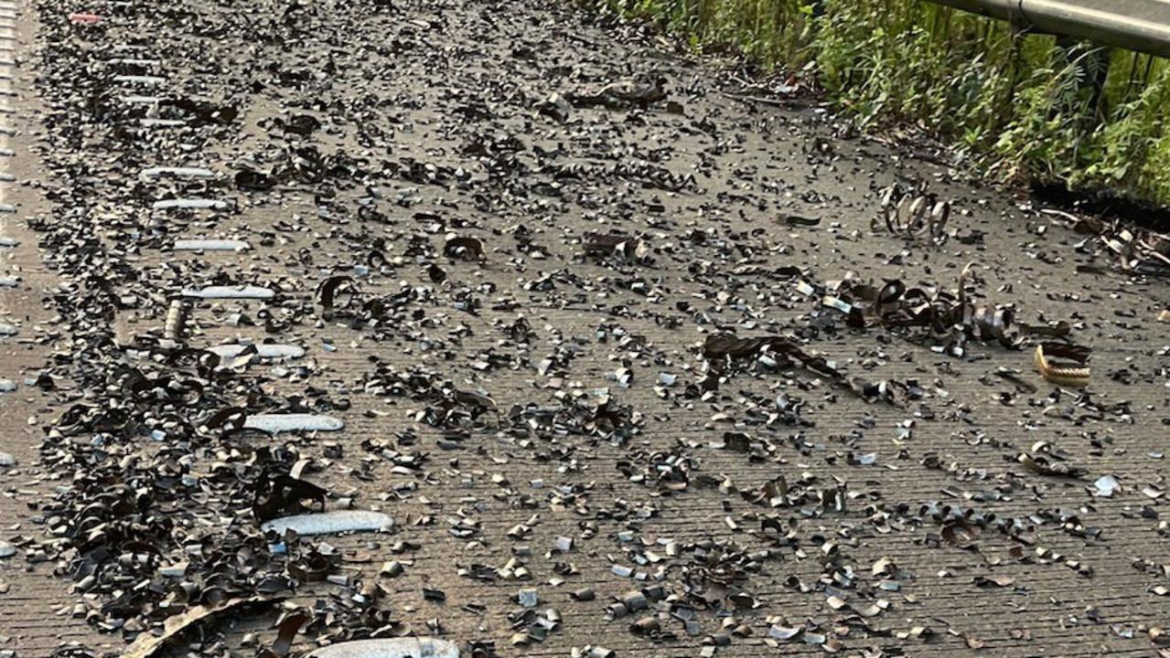 Hefty bill for M1 motorway metal shard spill after hundreds of punctured tyres