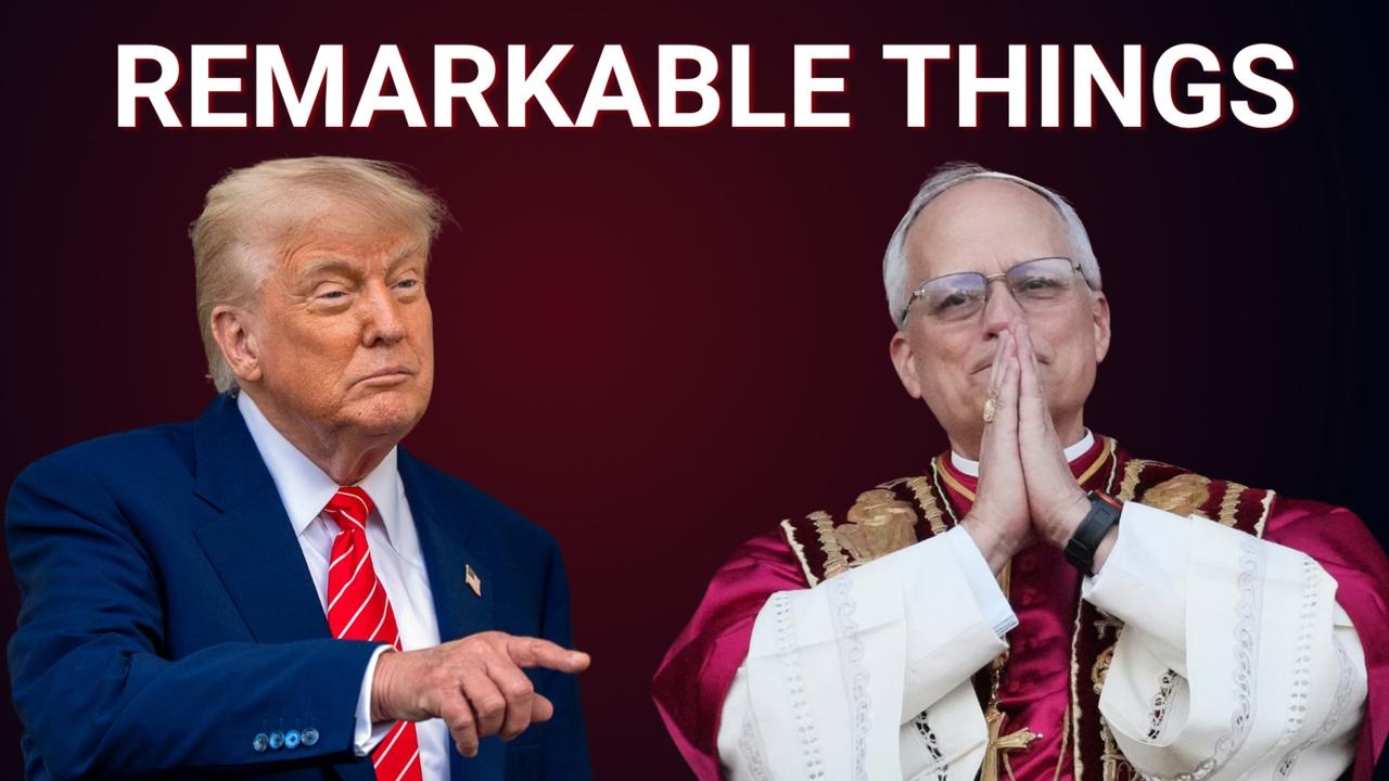Interesting to see two ‘dominant American figures' in Pope Leo XIV and Donald Trump