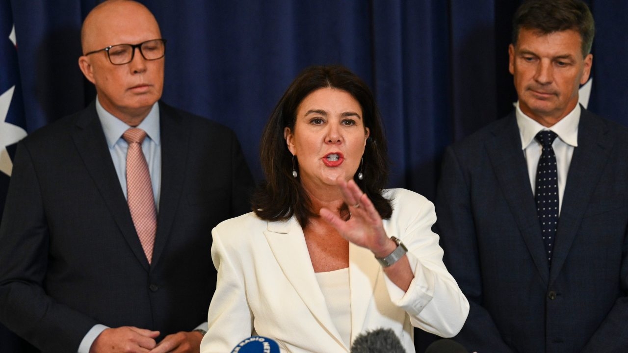 Federal Election 2025: Shadow treasurer Angus Taylor and shadow finance minister Jane Hume release official election costings