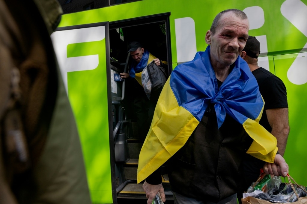 Ukrainians beg for news of missing soldiers as prisoners return