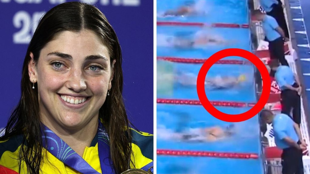 Aussie superstar Meg Harris wins World Championships swimming gold with eyes closed