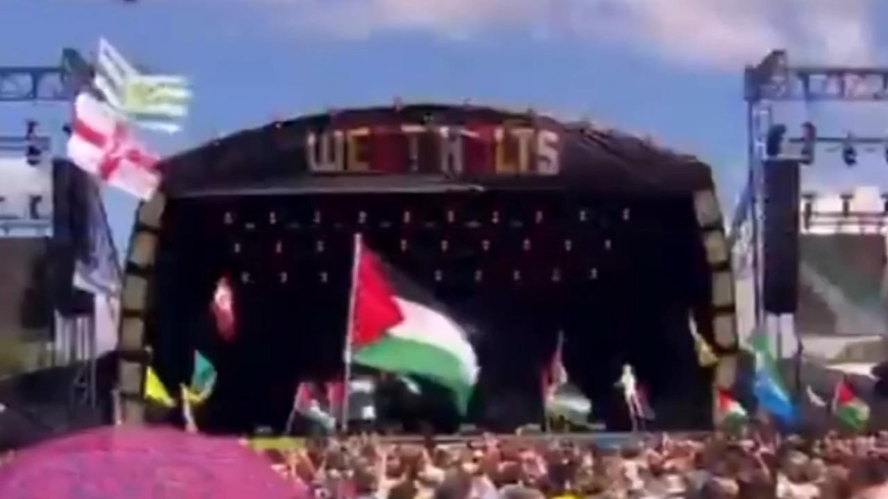 ‘Very frightening': Glastonbury crowd chants anti-Israel slogans