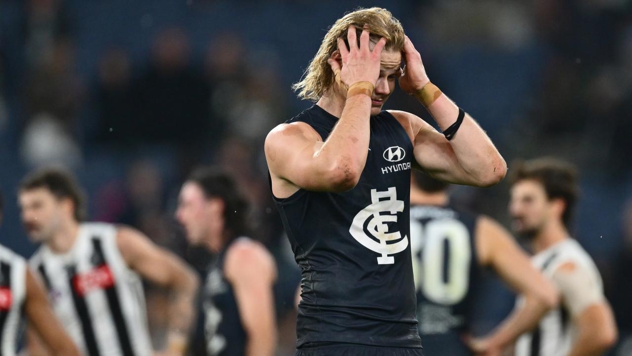 AFL 2025: Carlton coach Michael Voss on the form of Tom De Koning and his pending future