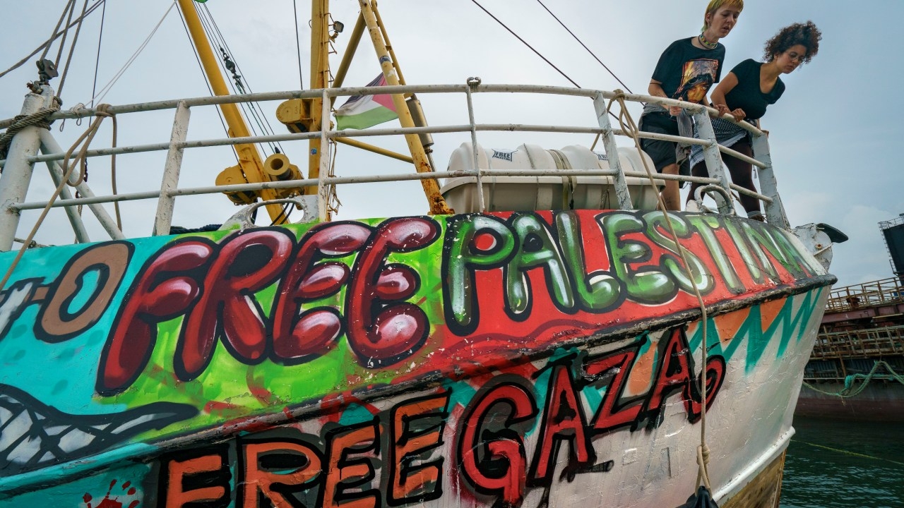 'You will not reach Gaza': Israel vows to block activist flotilla attempting to deliver aid to Palestine