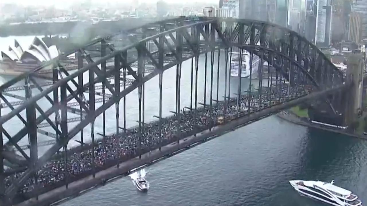 Sydney Harbour Bridge reopens following pro-Palestine protest