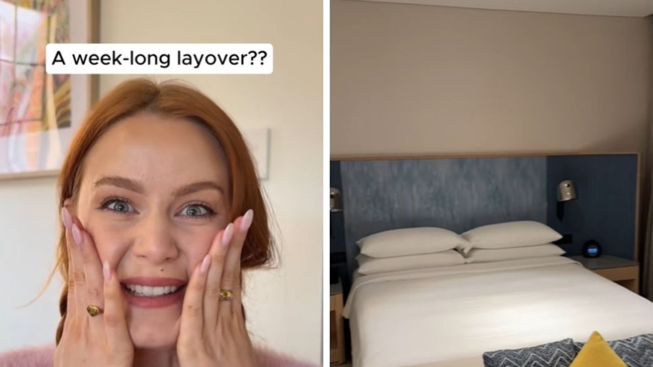 Aussie TikTok star Maddy Macrae lives at airport for one week