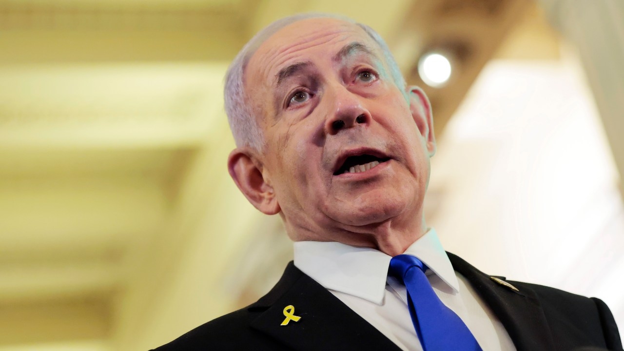 Israel Prime Minister Benjamin Netanyahu says Israel intends to take military control of all of Gaza