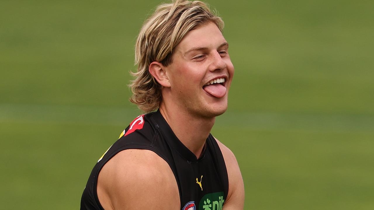 Richmond positive about injury progress of top draft pick yet to be seen at AFL level