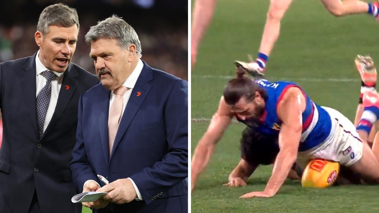 Footy commentator Brian Taylor goes rogue after X-rated replay