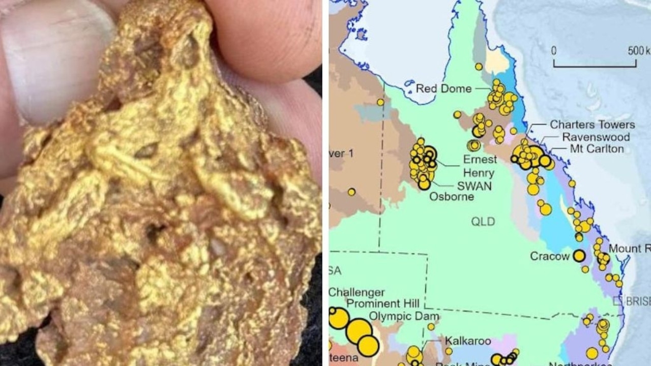 Mapped: Areas where Australians are striking gold