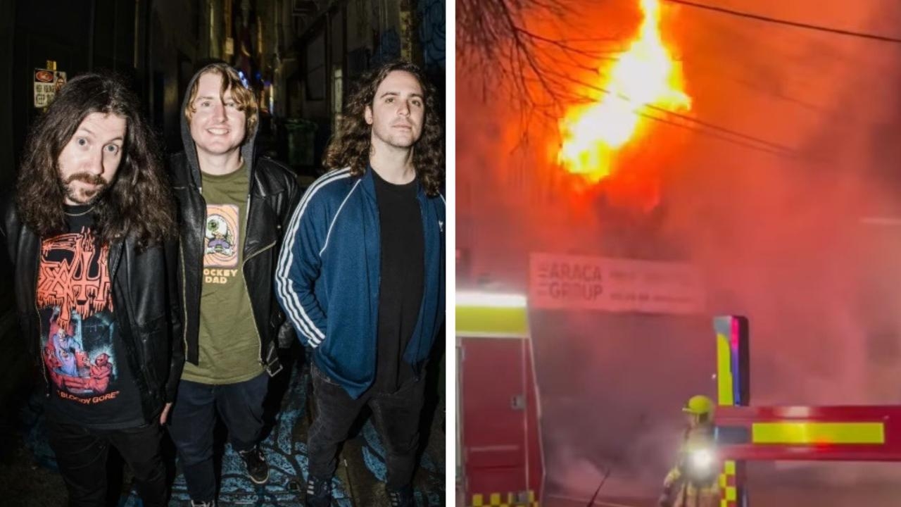 Australian band DZ Deathrays suffer major loss as fire rips through Sydney warehouse