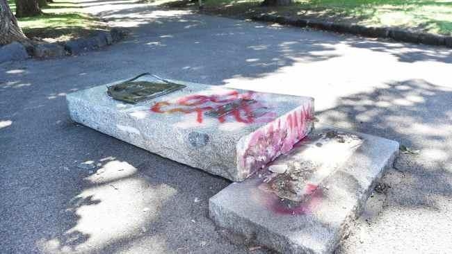 'Intellectual cowardice': Melbourne council accused of caving to vandals with vote to permanently remove captain Cook memorial