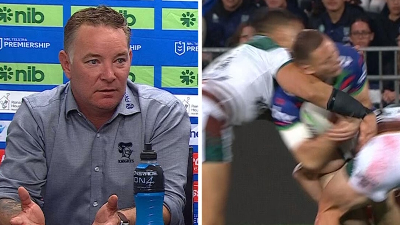 ‘Bloody hard': Newcastle Knights coach on sin bin drama