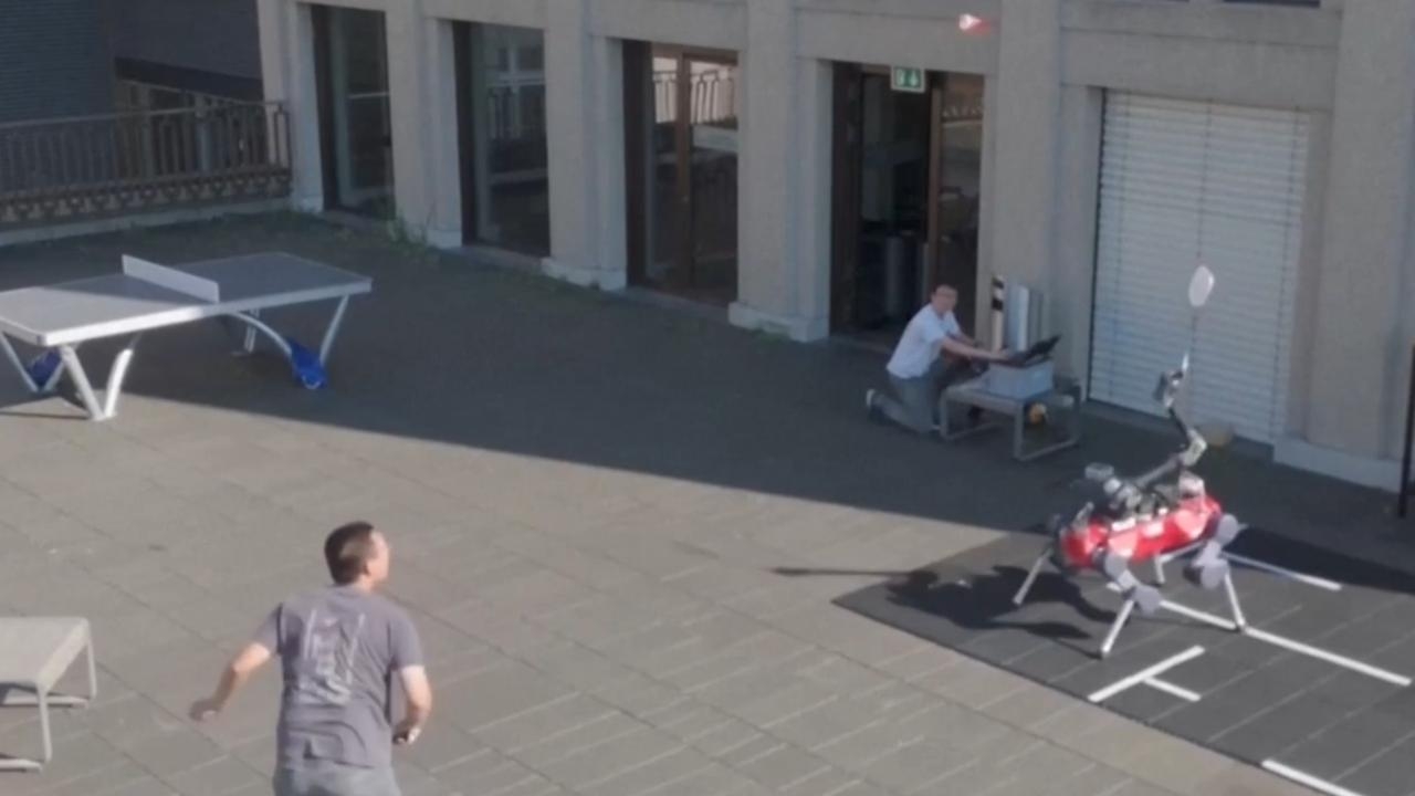 AI robot developed to play badminton