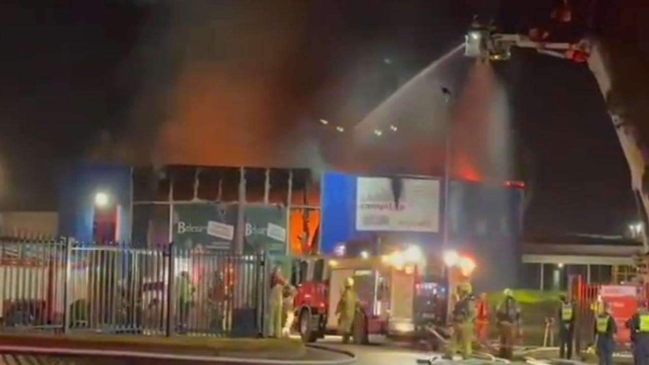 Warnings to residents after huge blaze at factory in Hallam, Melbourne