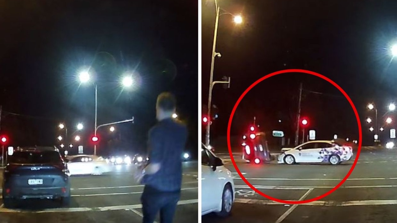 Hampton Park hit-run driver flips car in dramatic red light crash