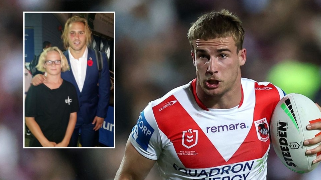 Toby Couchman's journey from Dragons fan to star forward revealed ahead of 'special' Anzac Day clash