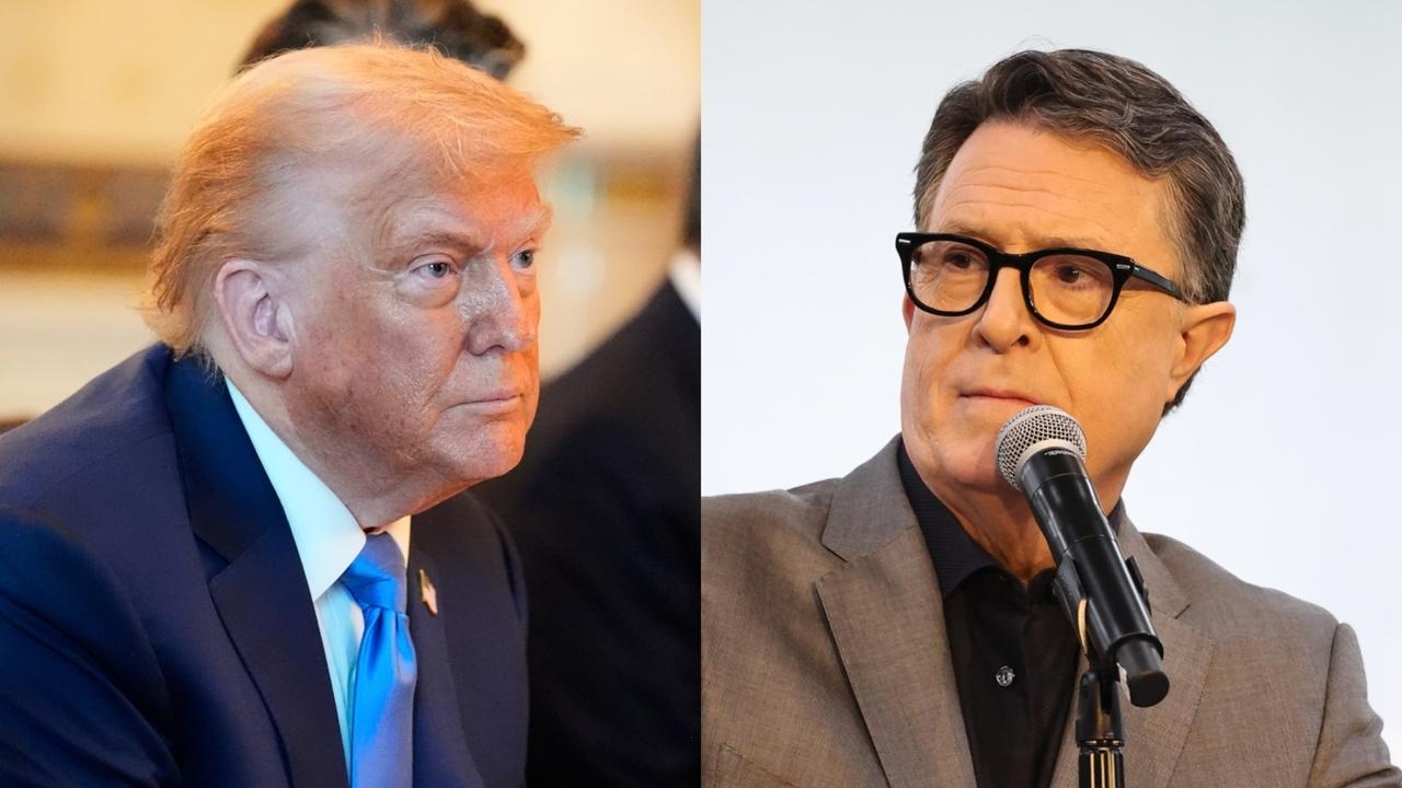 Left whinge as Trump blames ‘lack of talent' for Stephen Colbert's axing
