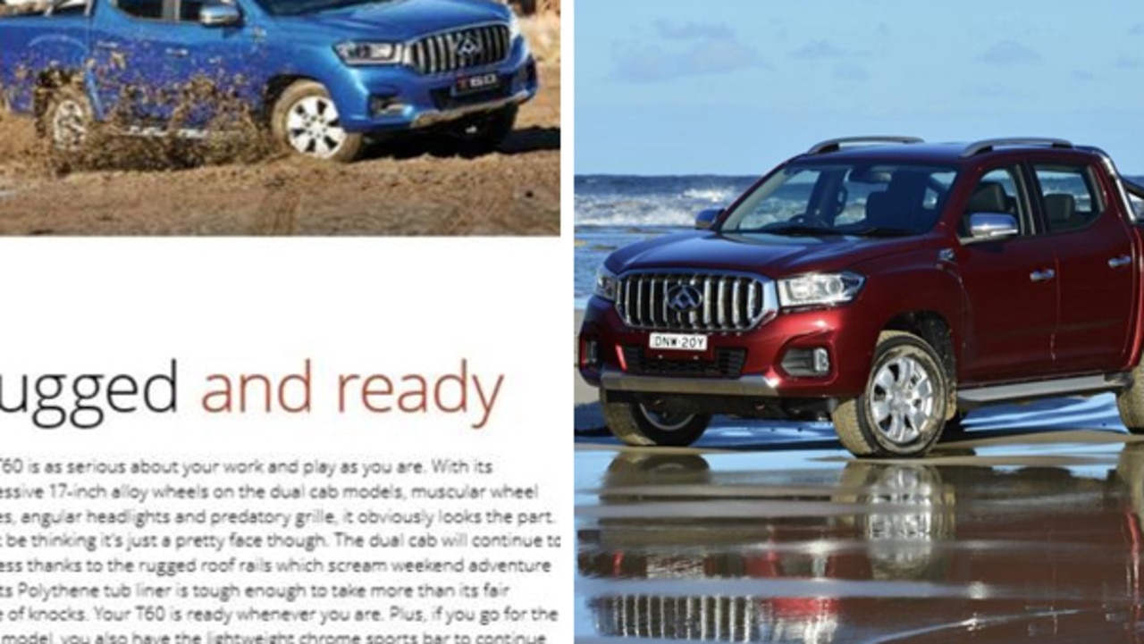 ACCC sues LDV over rusty utes