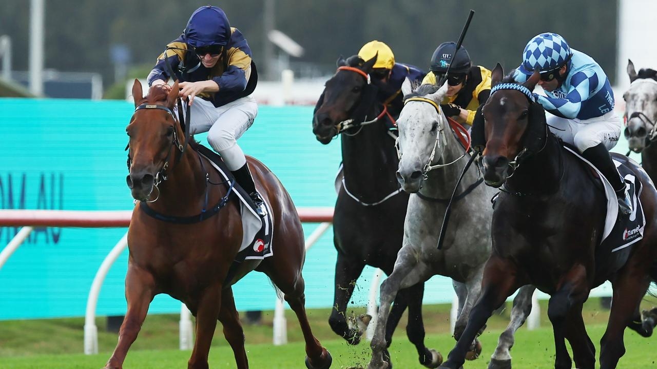 Talented apprentice Jace McMurray shows balance and poise to score an all-the-way win on Edited By at Rosehill