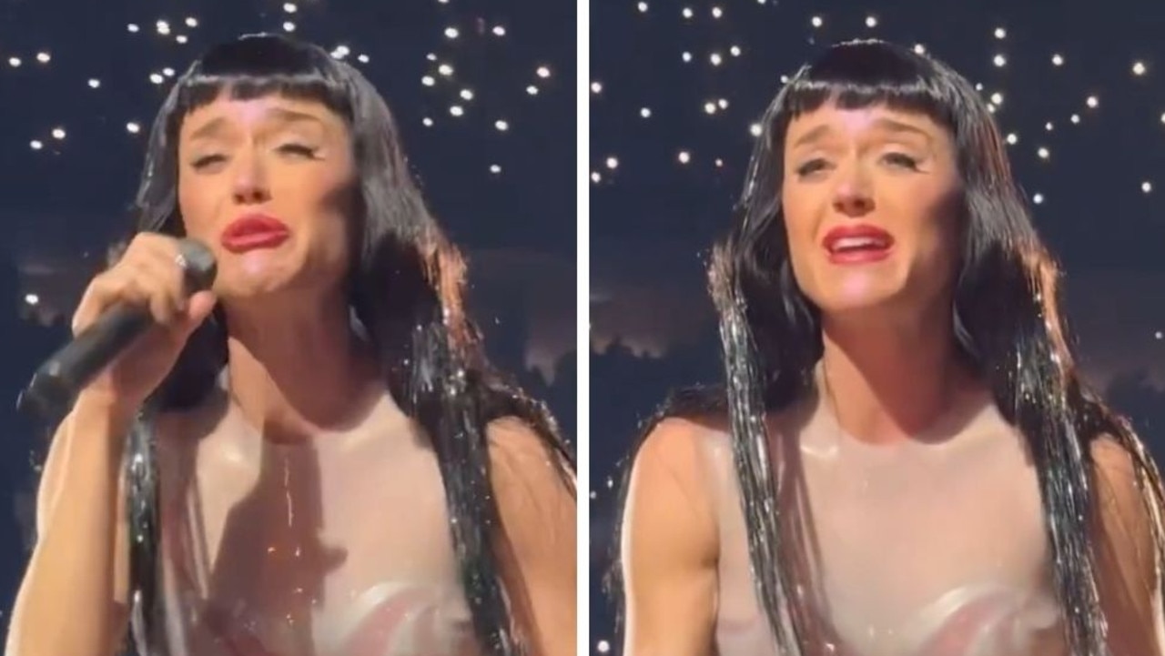 Heartbreaking clip of Katy Perry crying on stage resurfaces amid rumoured Orlando Bloom break-up