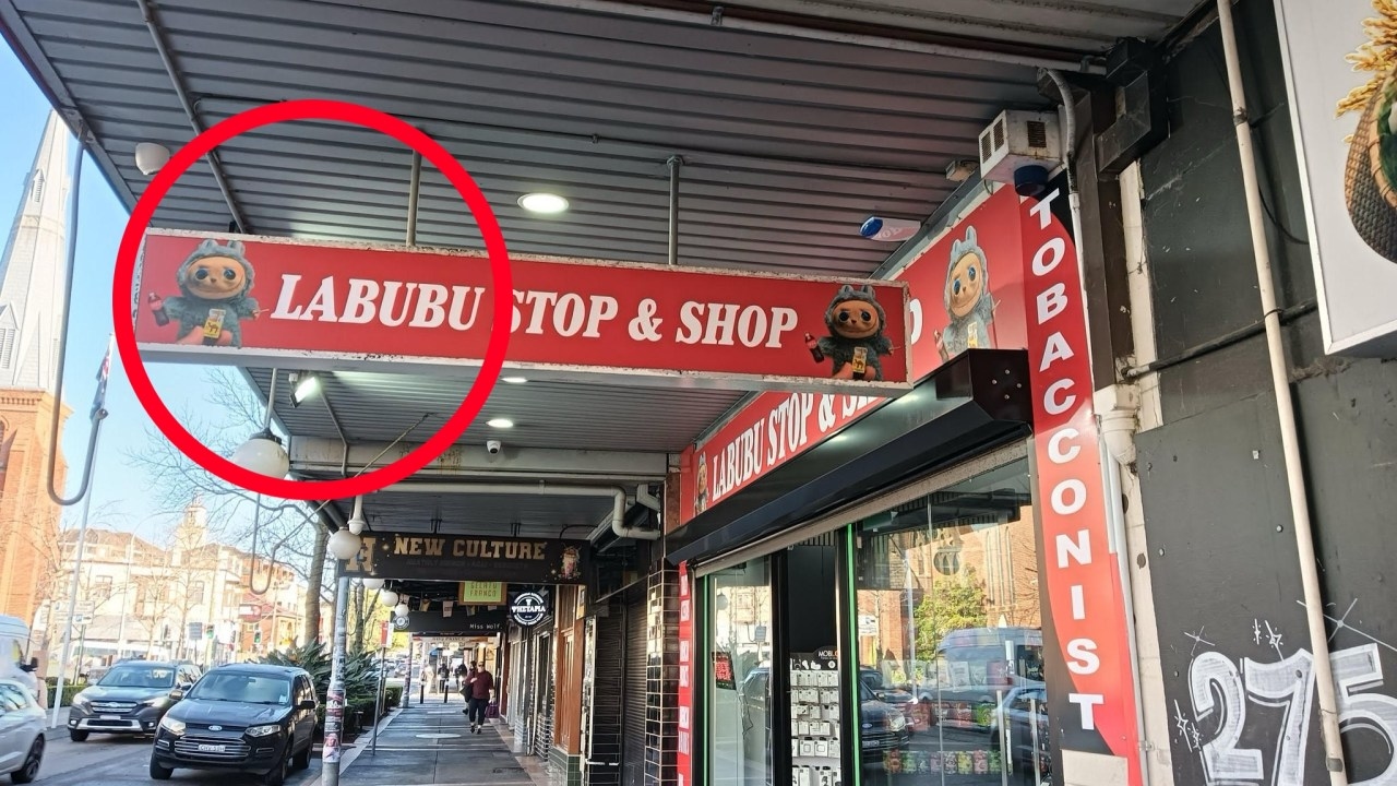 'Un-Australian' Labubu-themed vape shop opens across the road from Prime Minister Anthony Albanese's office in Sydney
