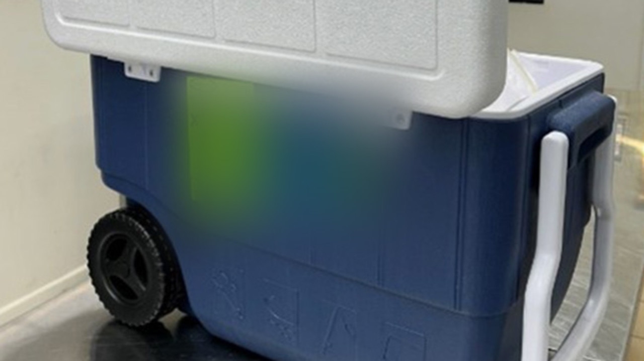 Esky of meth allegedly found at Christmas Island Airport, Perth man arrested