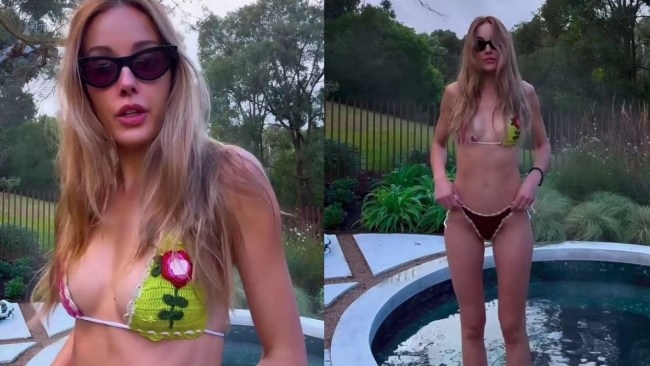 'Maori-white girl': Bikini-clad AFL WAG Rebecca Judd shocks fans as she reveals her little-known New Zealand indigenous ethnicity