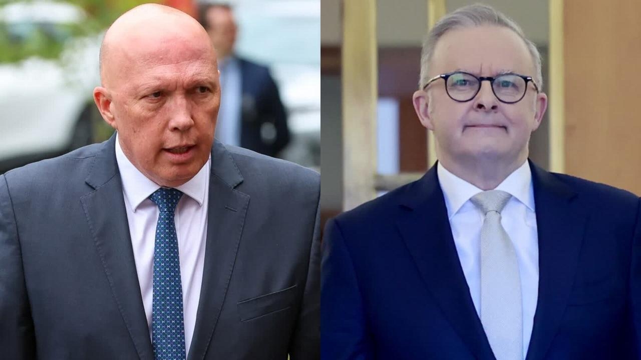 ‘Political art form': Albanese and Dutton dodge questions on campaign trail