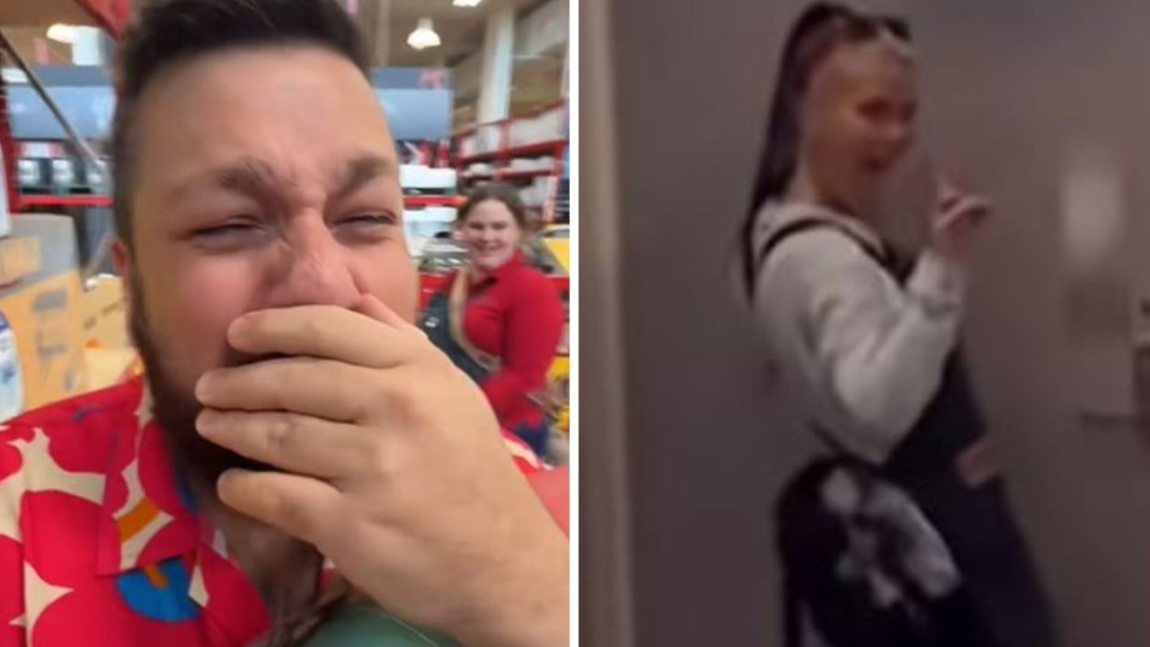 Christian Hull in tears over Bunnings worker's 6am act