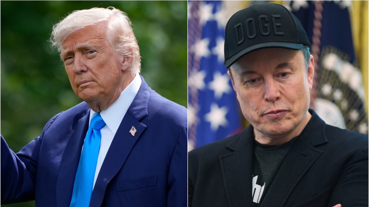 Donald Trump says he is 'not even thinking' about Elon Musk and claims 'the poor guy's got a problem' after public spat over bill