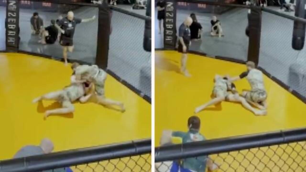 JDM puts grappling champion to sleep!