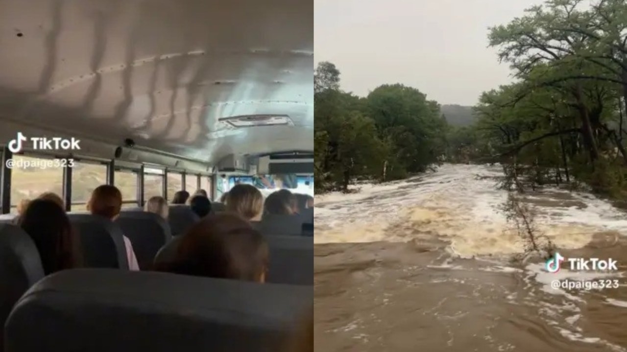Camp Mystic girls sob and sing campfire songs as they are evacuated from horrifying Texas flood zone: video