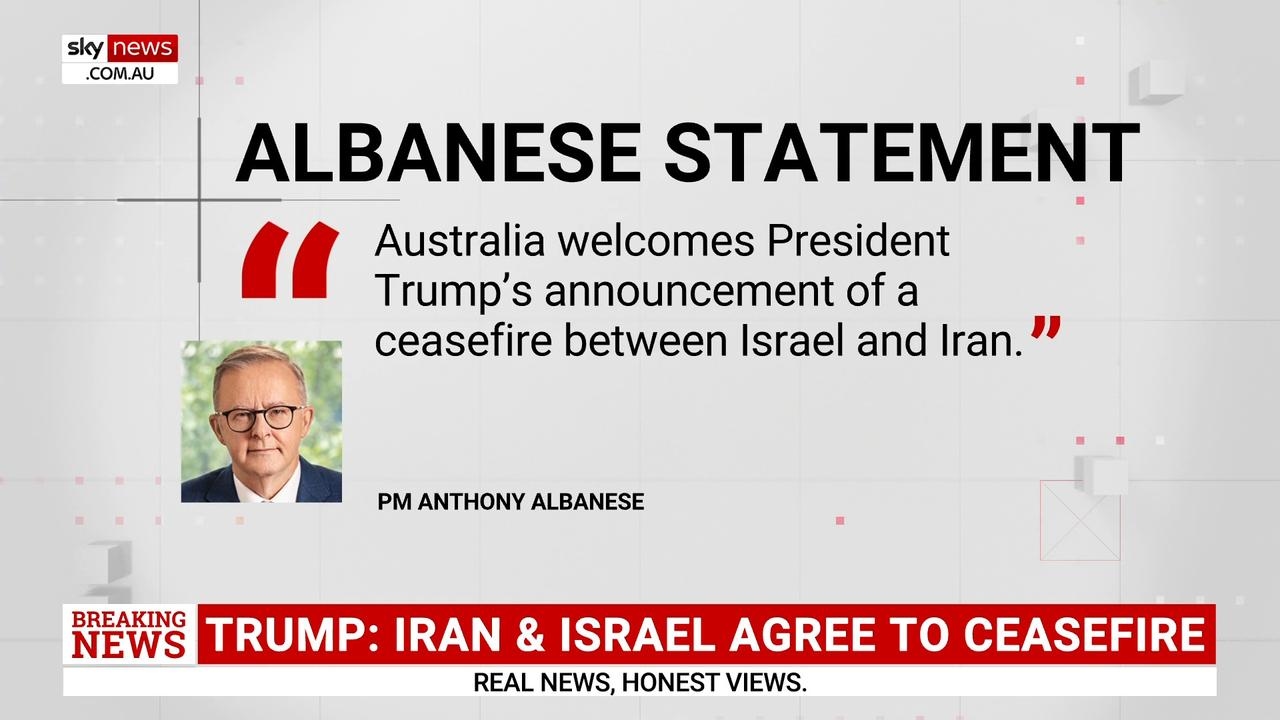 PM welcomes Trump's announcement of an Iran-Israel ceasefire