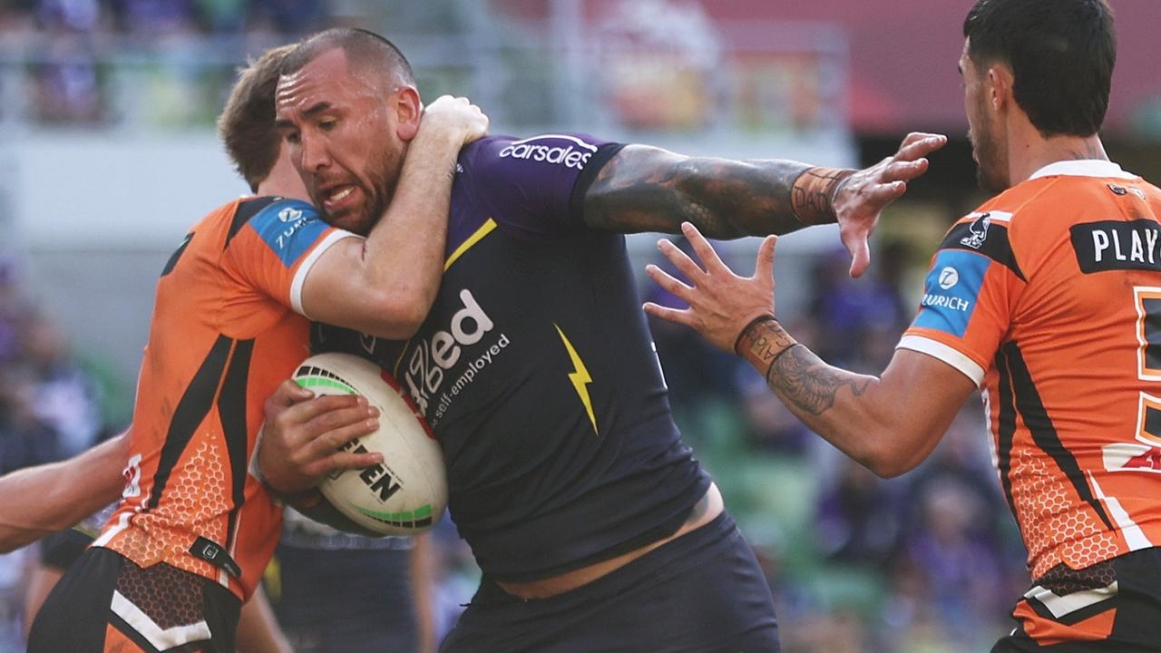 Nelson Asofa-Solomona returns with a bang for Melbourne Storm to make them a more imposing premiership contender