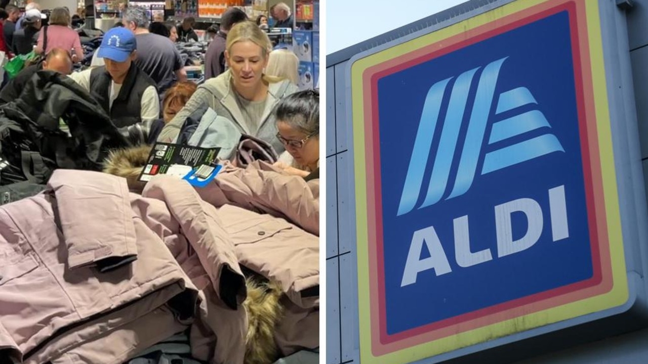 Chaotic scenes erupt as Aussie shoppers flock to grab ‘must-have' Aldi Special Buys ski range