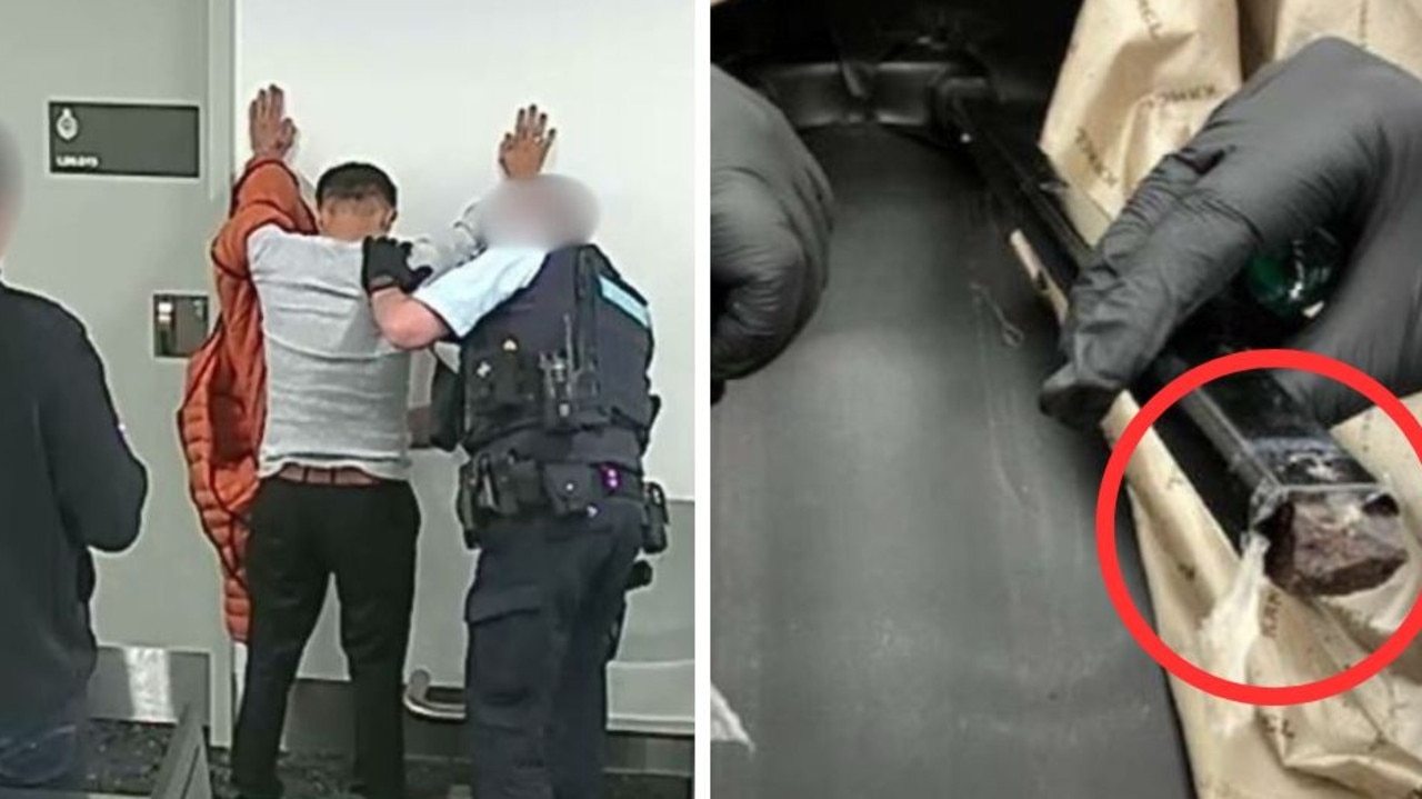 Man arrested after heroin found oozing from suitcase