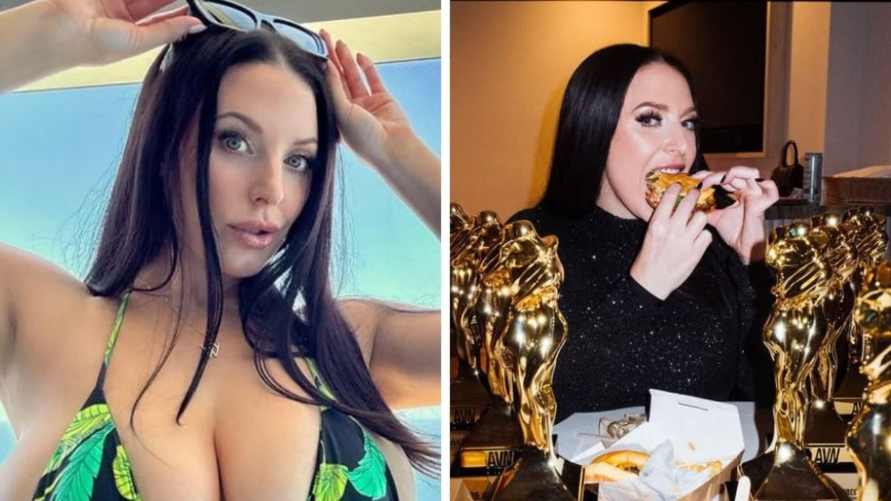 Story behind porn star Angela White's ‘boss' awards pic