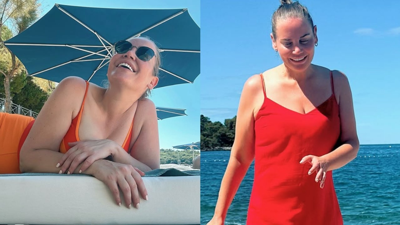 'Unapologetic': Tennis great Jelena Dokic stuns in bikini holiday snaps after shedding 20kg and halving her dress size