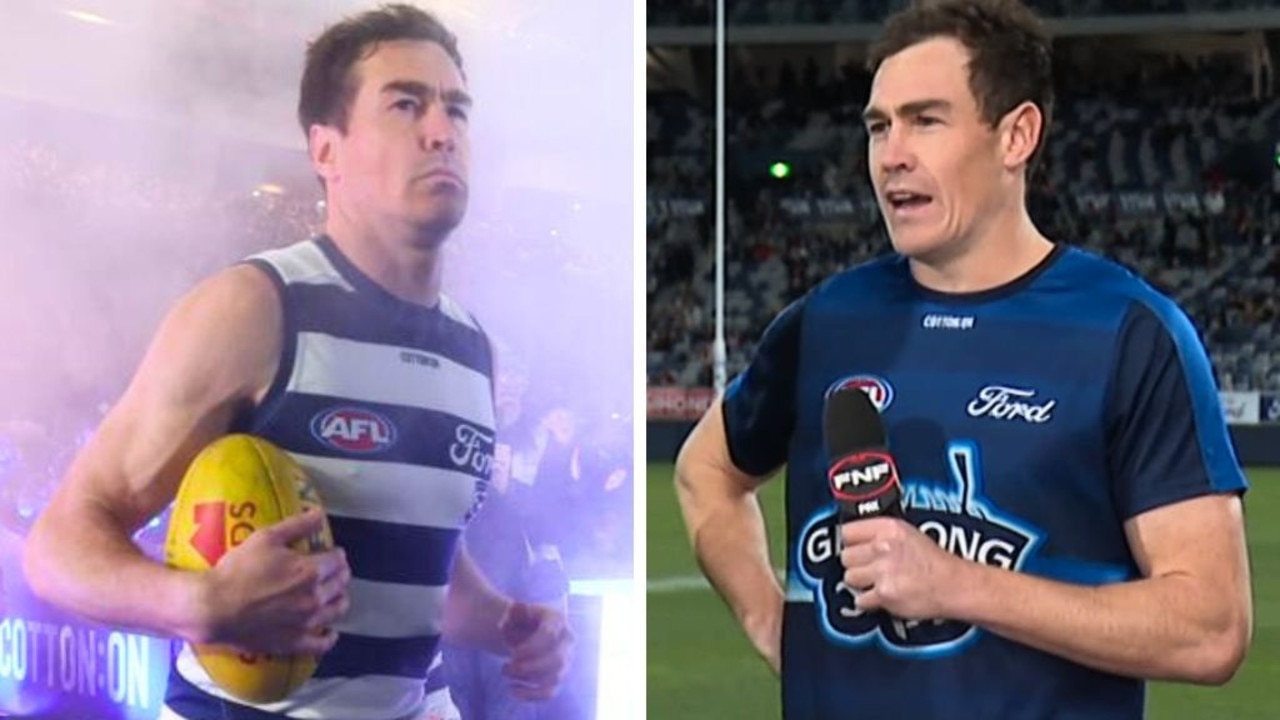 AFL news Geelong superstar Jeremy Cameron late to his own party in Cats win over Essendon