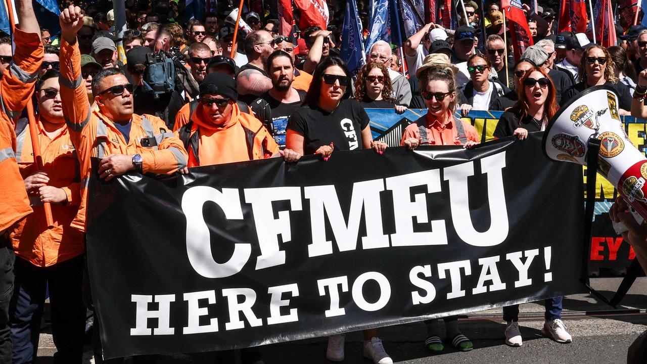 Union thuggery adds billions to major Victorian projects