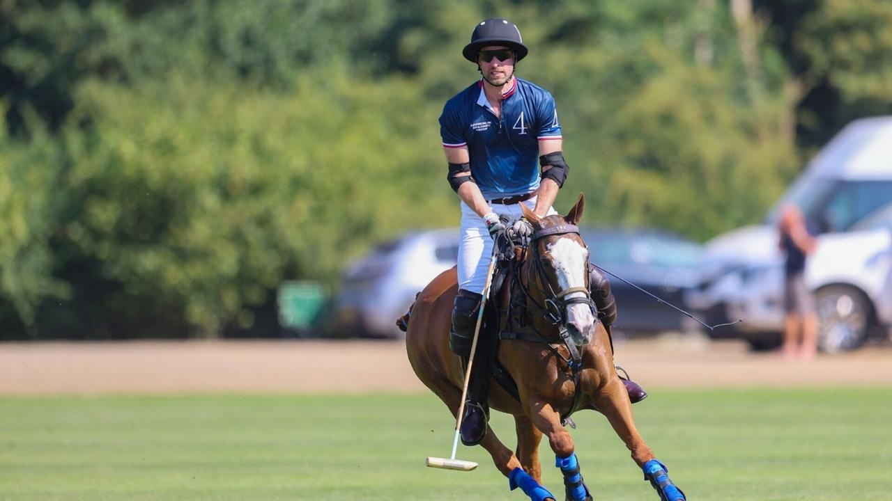 Prince William takes part in annual charity polo match