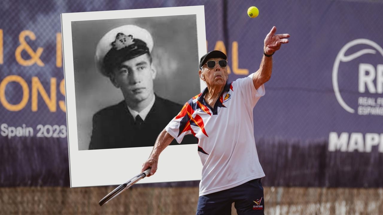 WWII fighter pilot who fought Nazis, playing tennis at 101