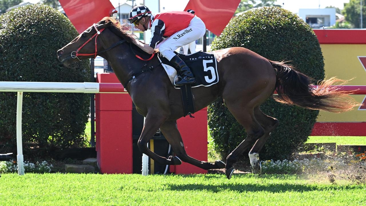 Craig Cousins-trained 2025 Stradbroke Handicap hope The Inflictor on song at Doomben