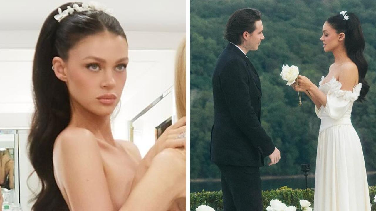 Nicola Peltz poses with her entire family at Brooklyn Beckham vow renewal as his family snubs couple