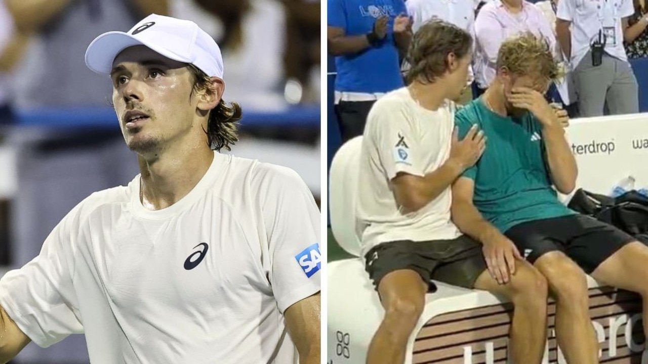 Tennis world loses its mind over Alex de Minaur as Aussie's beautiful act for rival melts hearts
