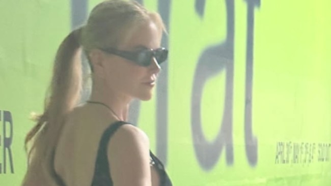 Nicole Kidman, 57, shows off her stunning figure in racy 'brat' singlet at Charli XCX concert in New York