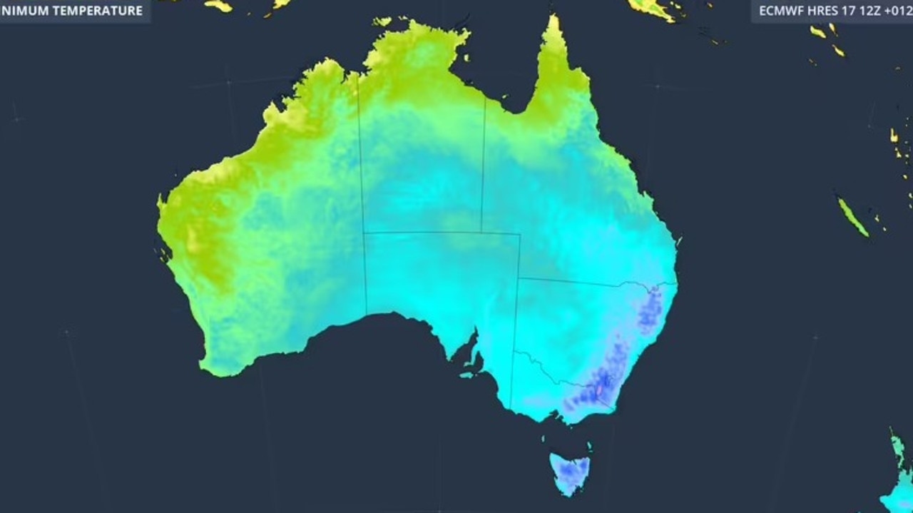 Aussies shiver through coldest night of the year as temps in Thredbo, NSW plummet to -13.2 degrees