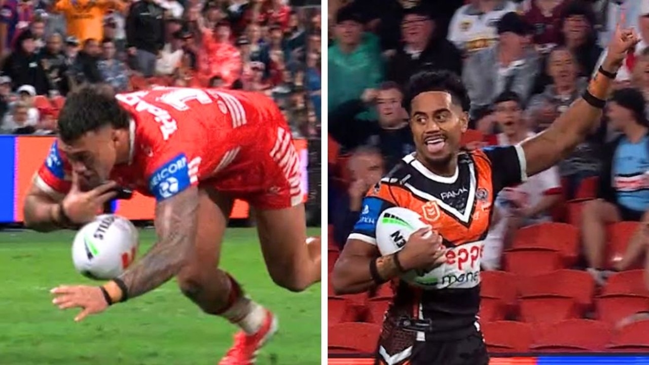 ‘Never seen that before': Jahream Bula try stuns NRL as Tigers topple Dragons