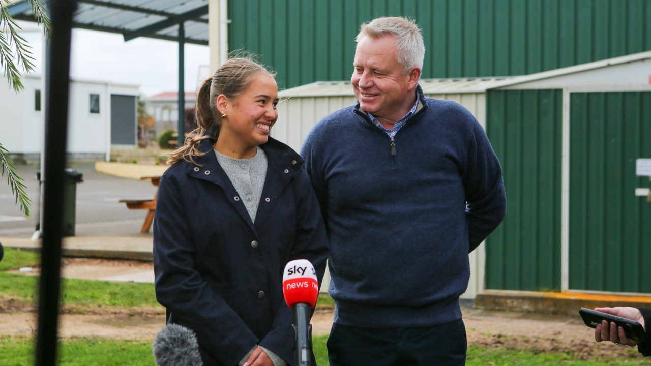 Tasmanian Premier Jeremy Rockliff says he 'couldn't be prouder' of his team and vows to respect the will of voters as state heads to the polls
